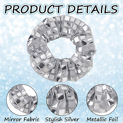 Polyester Elastic Hair Accessories AJEW-WH20072-03B-1
