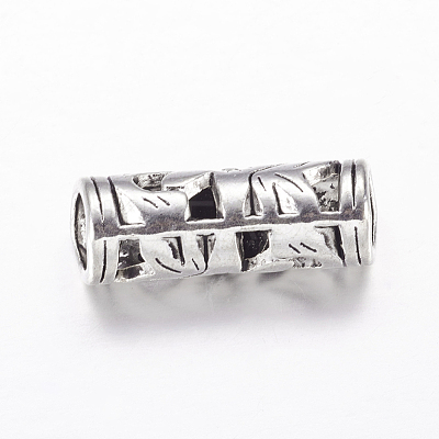 Tibetan Style Hollow Tube Beads LF10482Y-1