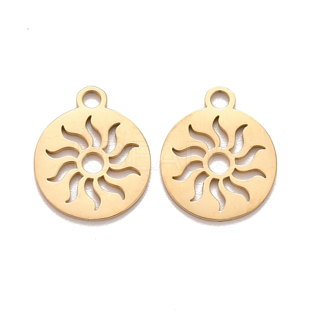 201 Stainless Steel Pendants STAS-D451-20G-1