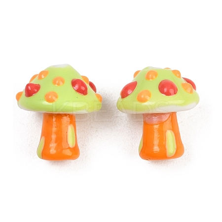 Handmade Lampwork Enamel Beads LS-LAMP-B055-02I-1