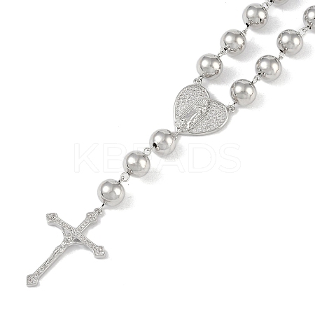Brass Micro Pave Clear Cubic Zirconia Pendant Necklaces NJEW-H028-02P-1