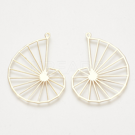 Brass Pendants KK-S343-35G-1