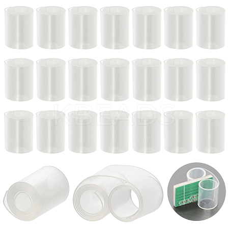 AHADEMAKER 50Pcs PE Plastic Sample Holders AJEW-GA0004-30-1