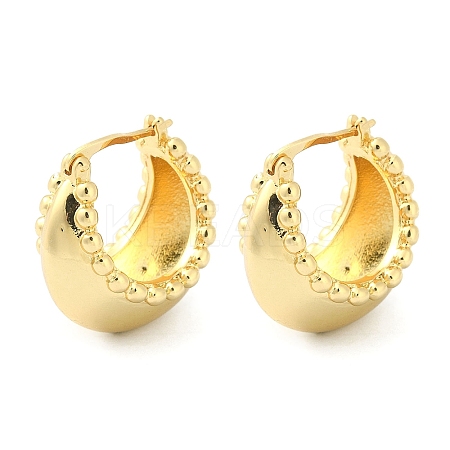 Rack Plating Brass Crescent Moon Hoop Earrings for Women EJEW-Q780-02G-1