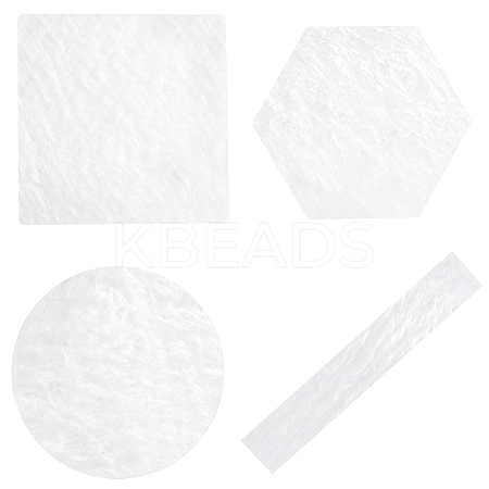 4Pcs 4 Styles Acrylic Color Palette Boards ODIS-CN0001-03-1