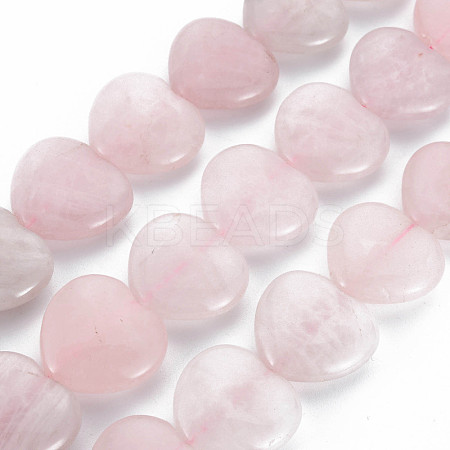 Natural Rose Quartz Beads Strands X-G-S359-342-1