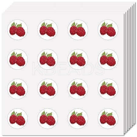 8Pcs Plastic Waterproof Self-Adhesive Picture Stickers DIY-WH0428-161-1