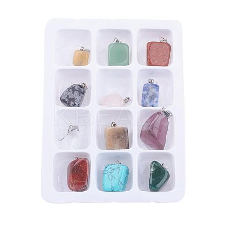 Gemstone Pendants X-G-S045-14-B-1