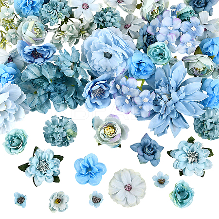 3 Bags 3 Styles Cloth Flower DIY-SP0005-72C-1