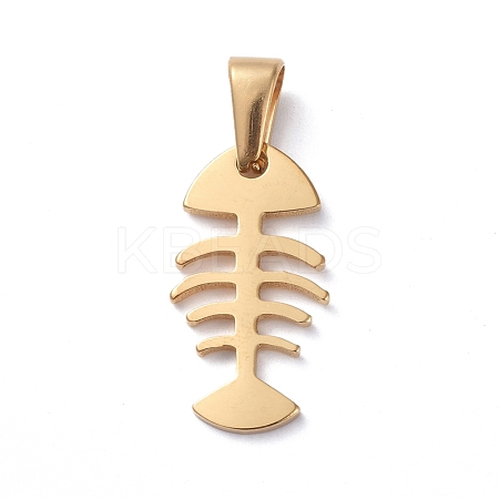 304 Stainless Steel Pendants STAS-I127-075G-1