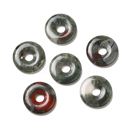 Natural African Bloodstone Pendants G-I331-01I-1