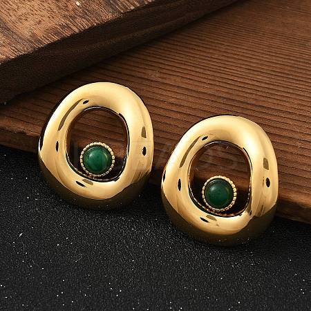 304 Stainless Steel Stud Earrings STAS-Z112-12G-01-1