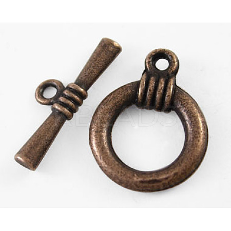 Tibetan Style Toggle Clasps LS-RLF1220Y-NF-1