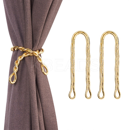 Zinc Alloy Curtain Hanging Decorations EL-TAC0001-09G-1