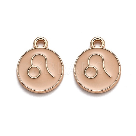 Alloy Enamel Pendants ENAM-S124-01A-10G-1