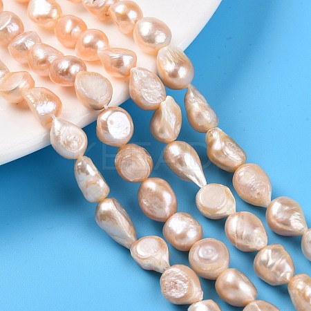 Natural Cultured Freshwater Pearl Beads Strands PEAR-N014-08D-01-1