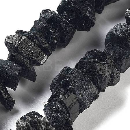 Raw Rough Natural Tourmaline Beads Strands G-P528-A13-01-1