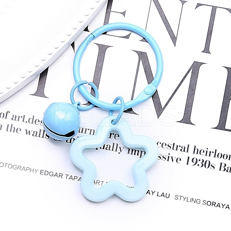 Star Acrylic Pendant Decorations AJEW-WH20020-305F-1