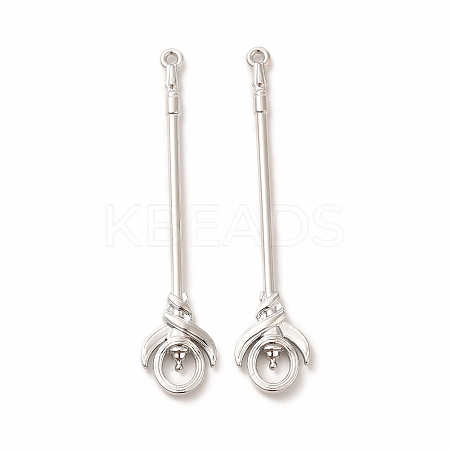 Rack Plating Alloy Big Pendants LS-PALLOY-E025-15P-1