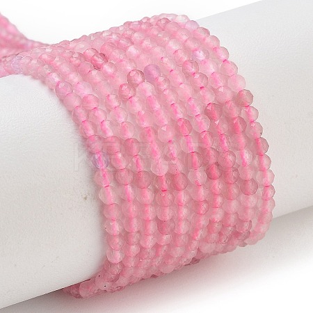 Natural Madagascar Rose Quartz Beads Strands G-B088-C09-02-1