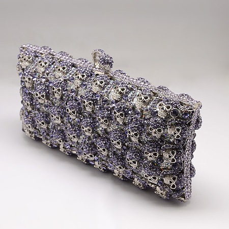 Elegant Rectangle Clutch Evening Bag Women Handbag AJEW-L016-17D-1