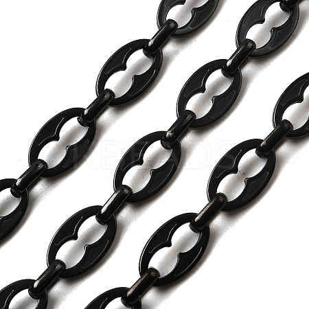 304 Stainless Steel Oval Link Chains CHS-S012-11B-1