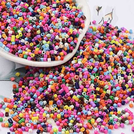 Baking Paint Glass Seed Beads X-SEED-S042-05B-48-1