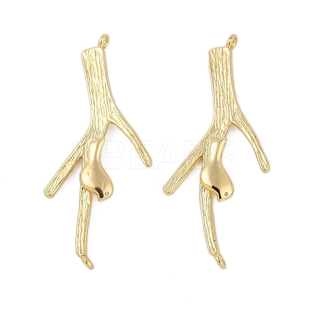 Brass Pendants KK-S395-01G-1