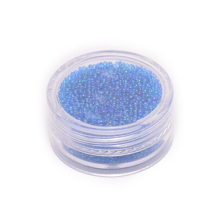 Transparent Round Caviar Beads LS-MRMJ-WH0078-15D-1
