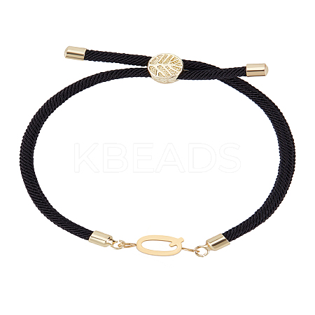 1Pc Adjustable Nylon Cord Slider Bracelets for Women BJEW-LP0001-32Q-01-1