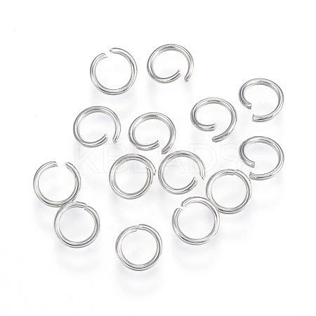 304 Stainless Steel Jump Rings A-STAS-F110-09P-1
