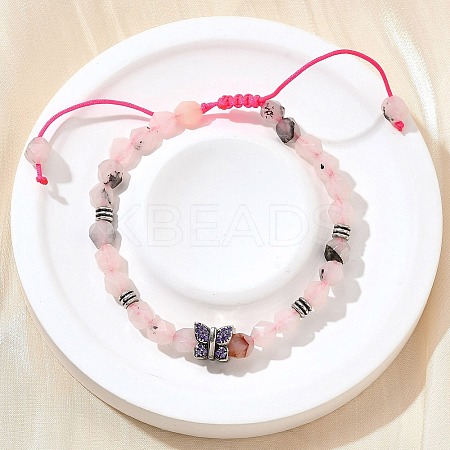 Brass Beaded Bracelets BJEW-Z094-03B-1