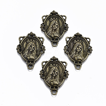 Tibetan Style Alloy Chandelier Component Links LS-TIBE-N011-002AB-NR-1
