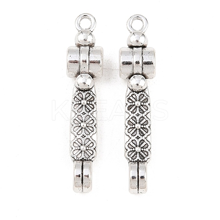 Tibetan Style Alloy Connector Charms PALLOY-A024-16AS-1-1