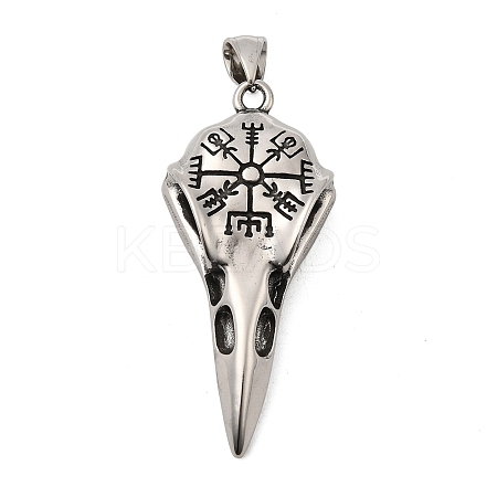 Viking 316 Surgical Stainless Steel Pendants STAS-E212-17AS-01-1