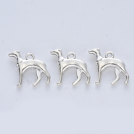 Tibetan Style Alloy Pendants TIBE-R316-013AS-RS-1