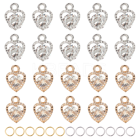 Alloy Charms ZIRC-PH0001-06-1