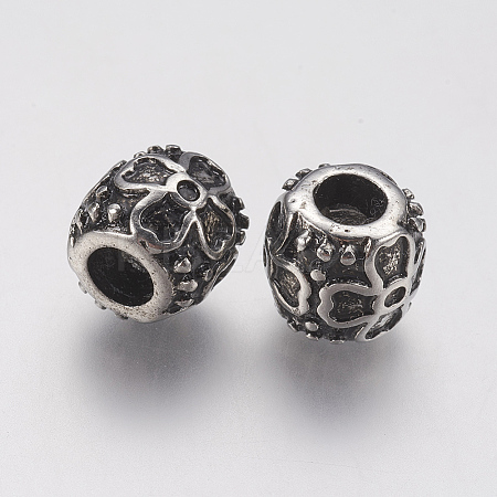 Ion Plating(IP) 304 Stainless Steel European Beads LS-STAS-J022-137AS-1