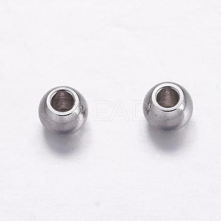 Tarnish Resistant 201 Stainless Steel Spacer Beads STAS-K146-057-B-1