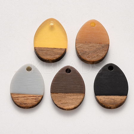 Resin & Walnut Wood Pendants RESI-S358-15-1