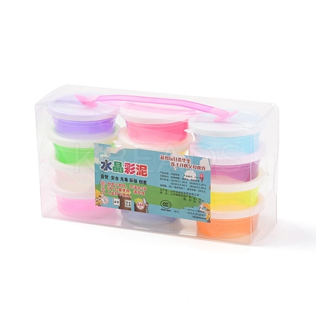 12 Colors DIY Crystal Slime Kit DIY-H143-01-1
