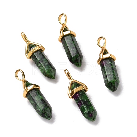 Natural Ruby in Zoisite Pointed Pendants G-K329-47G-1