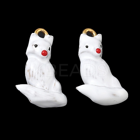 304 Stainless Steel Enamel Pendants STAS-L316-22G-07-1