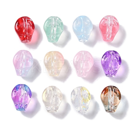 Baking Paint Glass Beads GLAA-S202-17-1