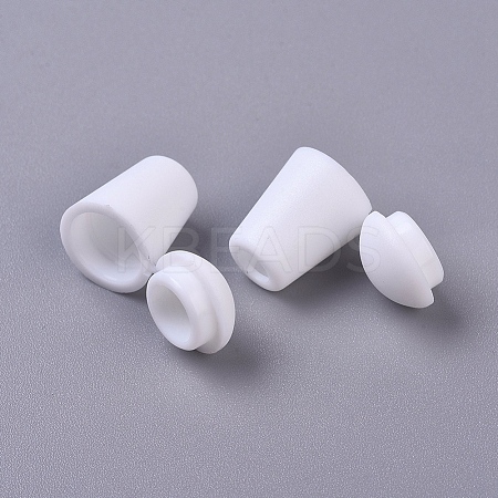 Plastic Detachable Bell Stopper Cord Ends DJ-KY-G010-01-1