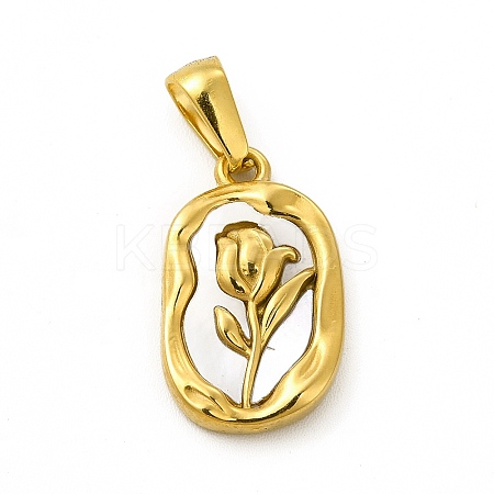 PVD Vacuum Plating 304 Stainless Steel Pendants STAS-A073-13G-1