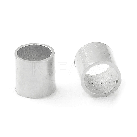 Brass Tube Crimp Beads E001-S-FF-1