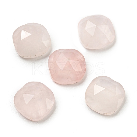 Natural Rose Quartz Cabochons G-M431-01I-1