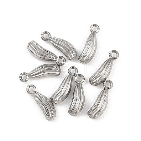 Vegetables 304 Stainless Steel Charms STAS-G356-06P-06-1