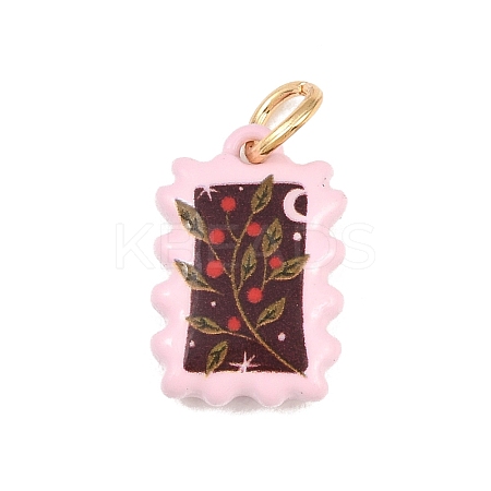 Printed 304 Stainless Steel Pendants STAS-B125-01C-G-1